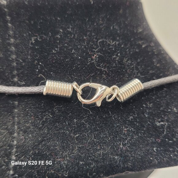 Unique Boho Glass Blue Necklace - One of a Kind - Picture 6 of 8